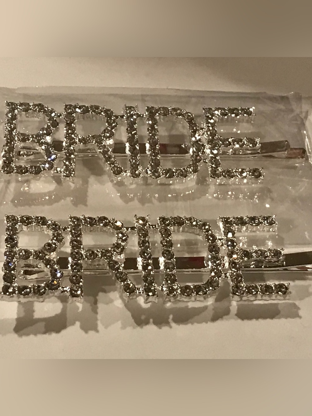 NWT $10 or 2/$15 Hair Word Clips❤️‍🔥Rhinestone Word Barrettes❤️‍🔥Hair Pins